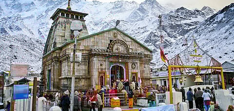 Kedarnath Temple, one of four holy shrines that make up the Char Dham Yatra