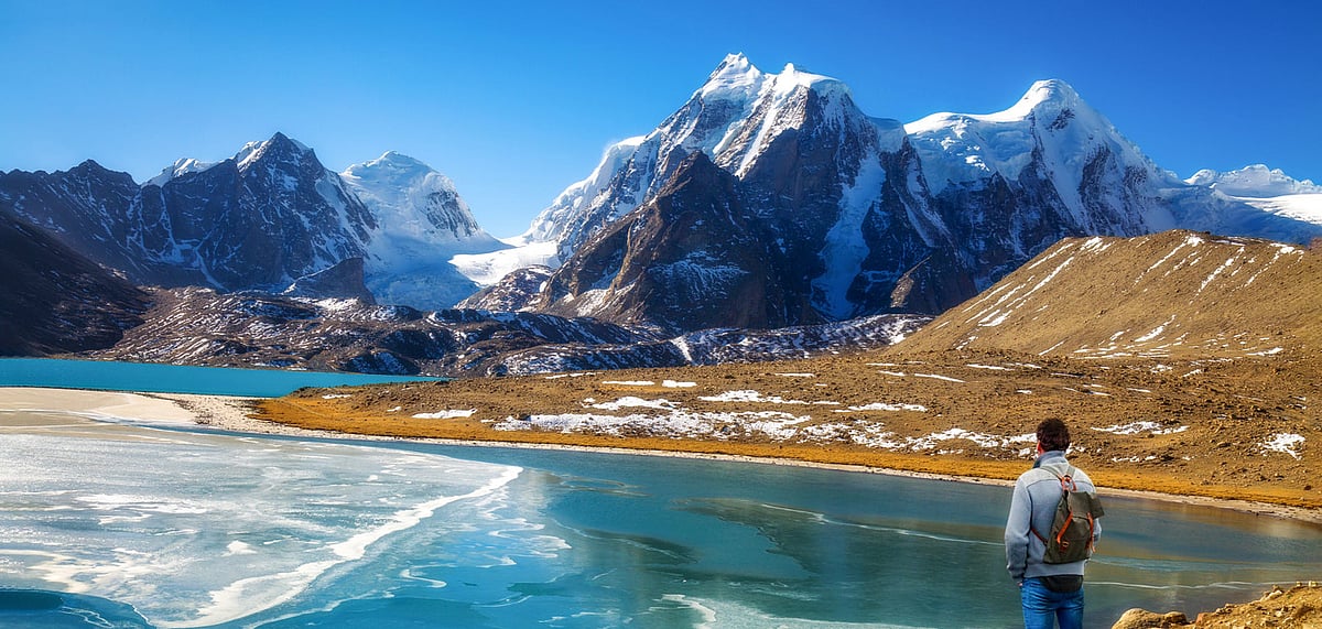 Gurudongmar Lake is a prime attraction of North Sikkim 