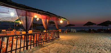 Beach shacks in Goa
