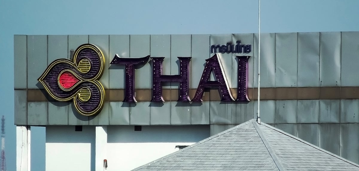 The Thai Airways headquarters in Bangkok is the location for the restaurant