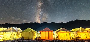 Representational image At the Pangong Lake in Ladakh, an astrostay has been set up