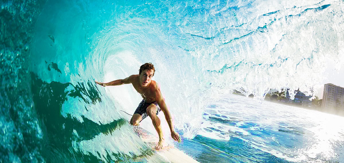 Representative image Around one-fifth of tourists visiting Costa Rica like to go surfing