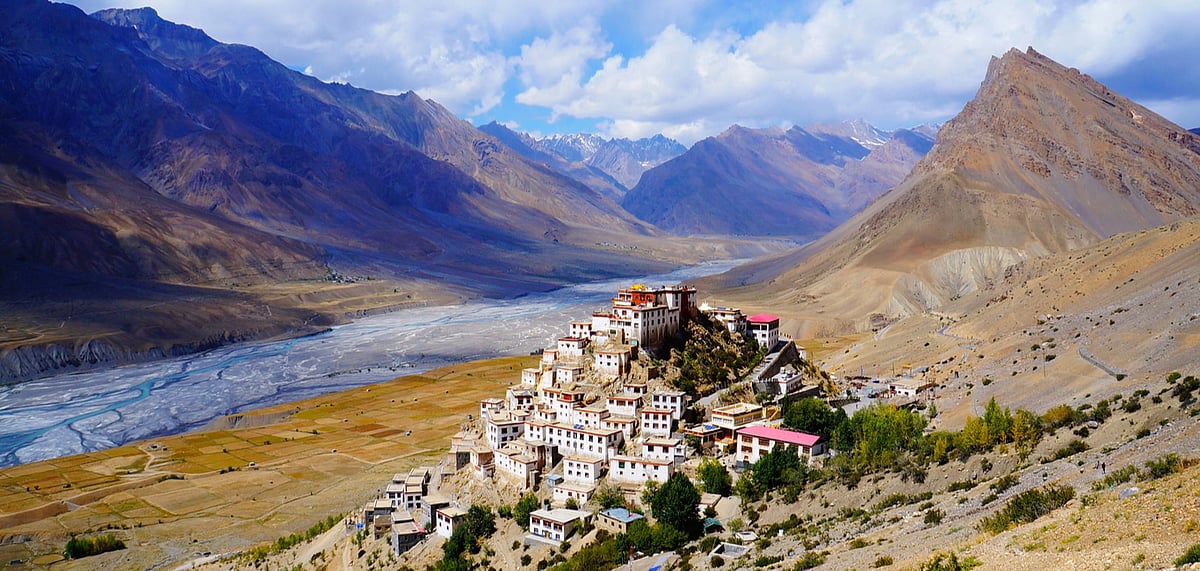 The Key Monastery is a major tourist attraction in the Spiti Valley