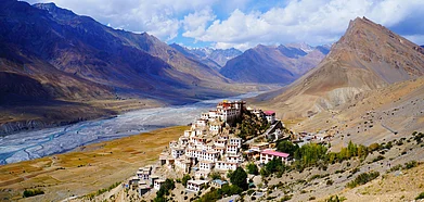 The Key Monastery is a major tourist attraction in the Spiti Valley