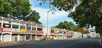 Delhis CP during last years lockdown