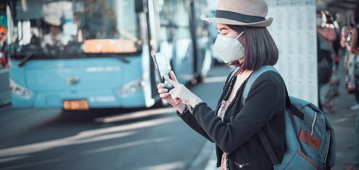 A colour coded map now shows recent coronavirus trends 