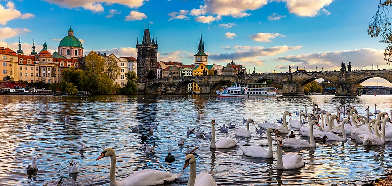 Millions of tourists visit the Czech city every year