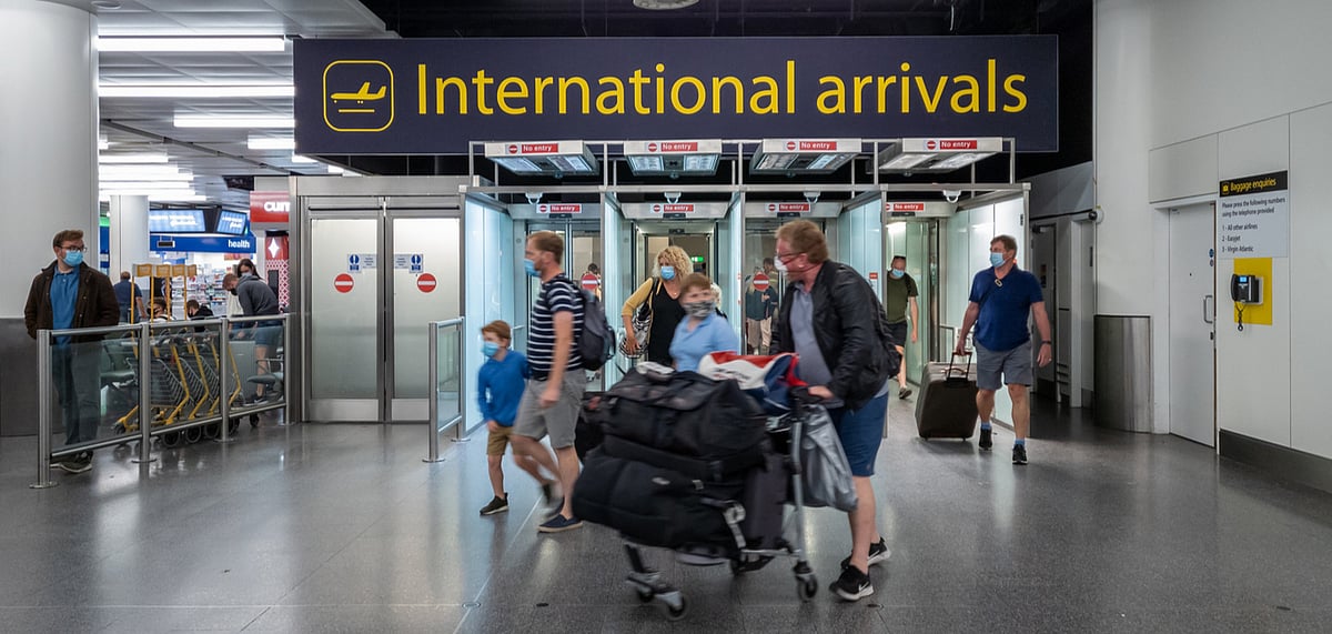 Travellers arriving in the UK must undergo  quarantine