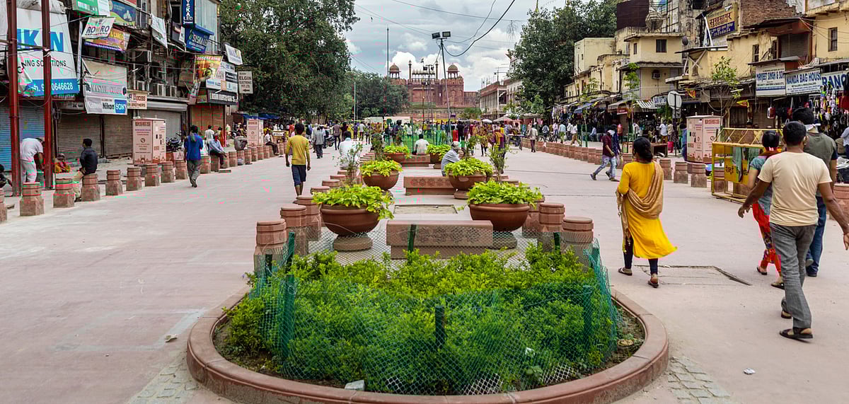 The Chandni Chowk stretch was revamped at an estimated budget of INR 99 crore