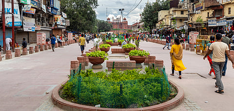 The Chandni Chowk stretch was revamped at an estimated budget of INR 99 crore