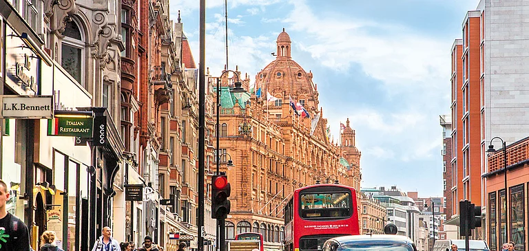 Harrods in London is one of Sara's favourite places - null