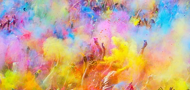 The riot of colours we have all been waiting for