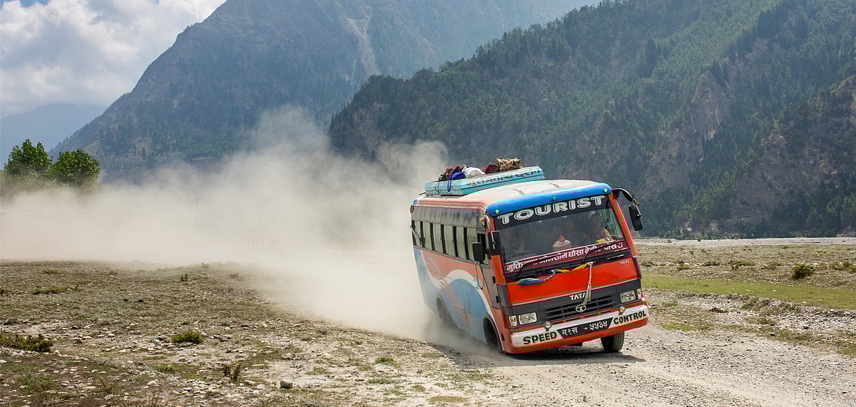 The bus service from Delhi to Nepal has now resumed 