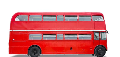 Once upon a time, London-style red double decker buses were common in Kolkata