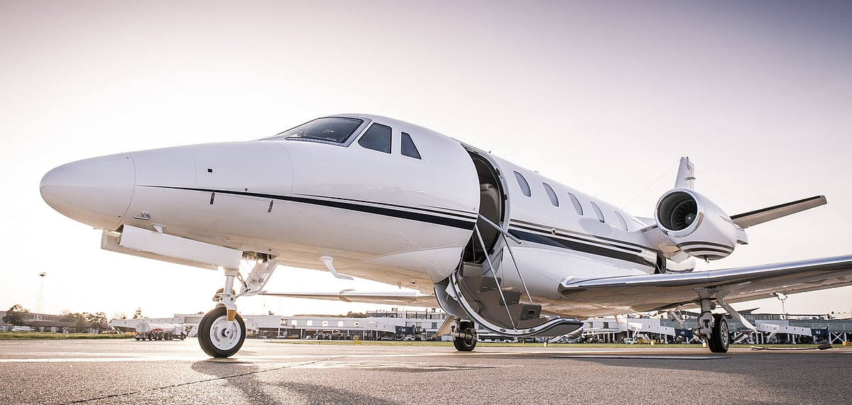 Representative image of a private jet