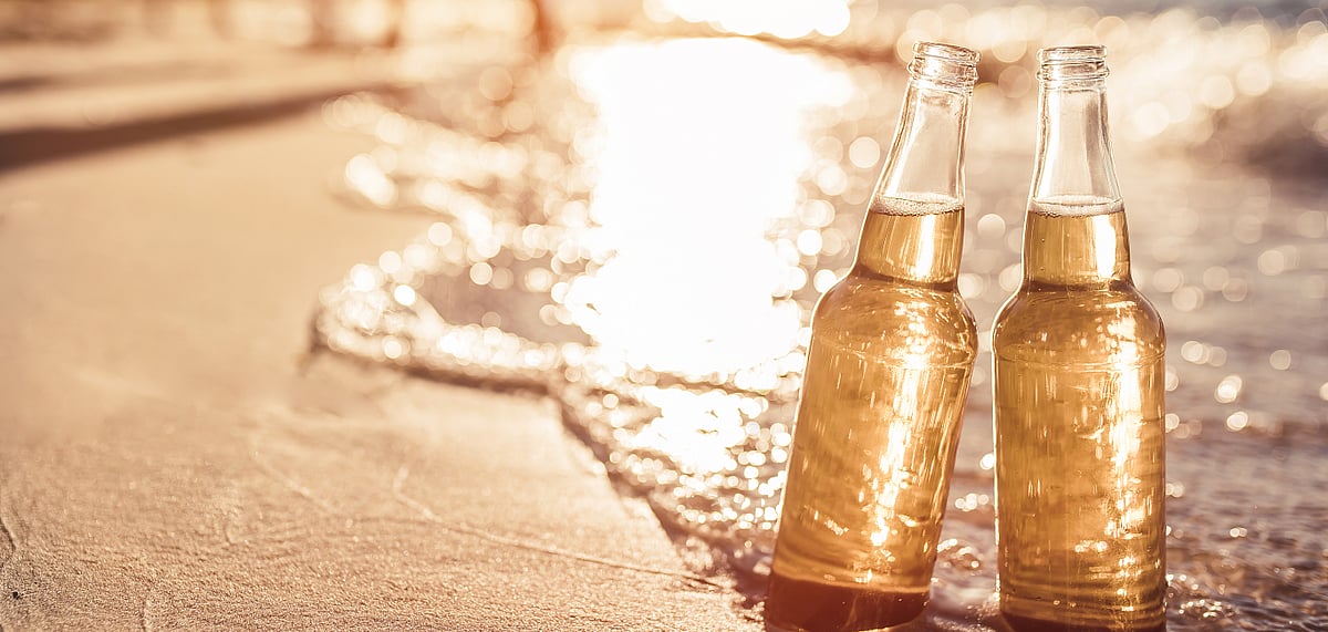 People found drinking on the beach may be fined or even imprisoned