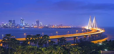 The Bandra-Worli Sea Link in Mumbai