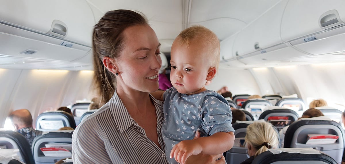 Mother with her baby