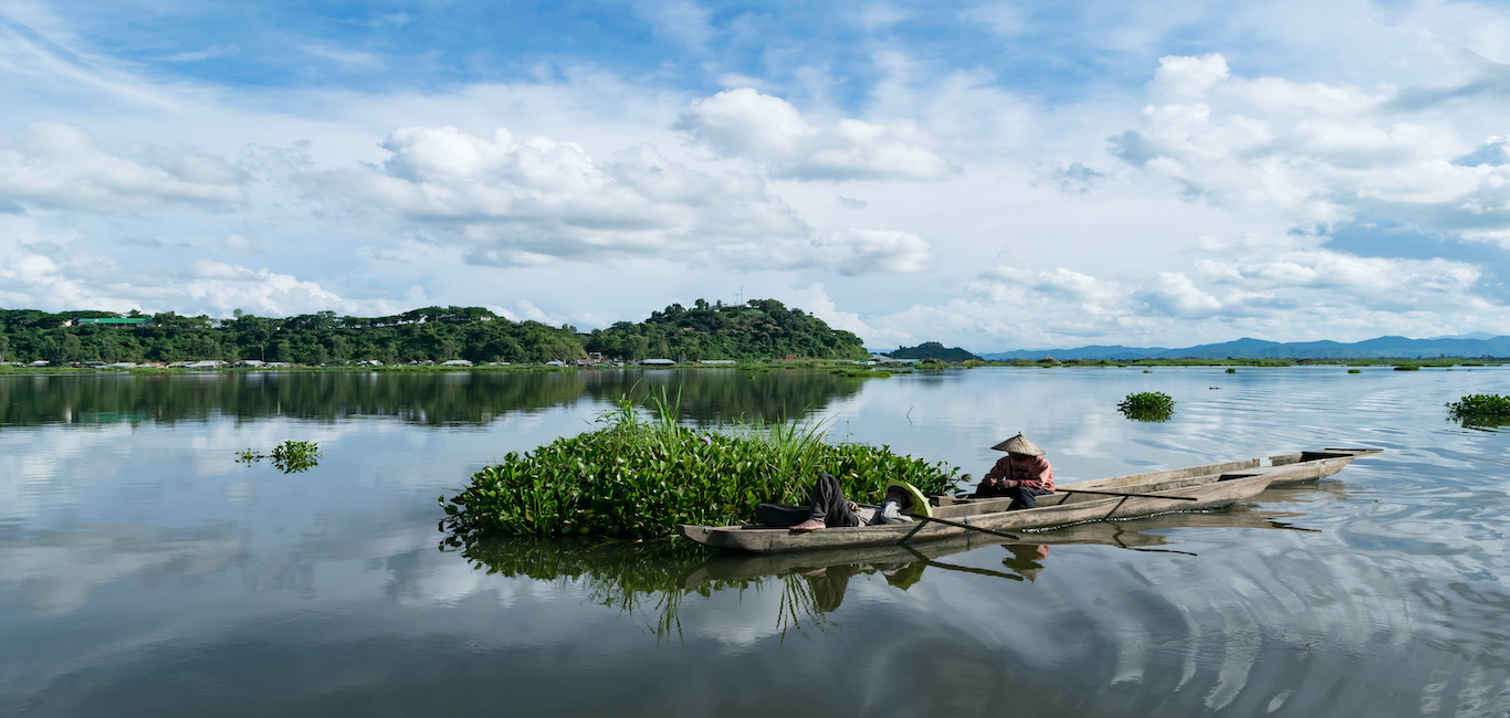 Loktal lake in Manipur 