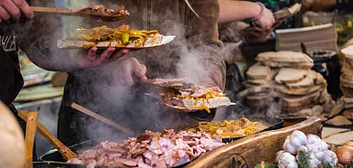 Enjoy food from all over the world at Zomaland