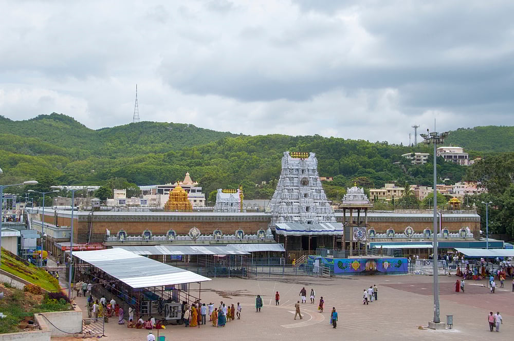 The Tirupati Balaji Temple in Hyderabad. Photo Credit Shutterstock