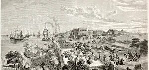 Kolkata, the old cityscape from the custom house