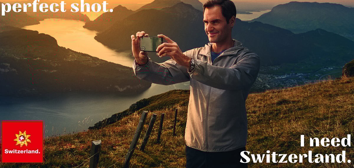 Roger Federer and Switzerland Tourism (ST) will together develop initiatives to promote Switzerland globally