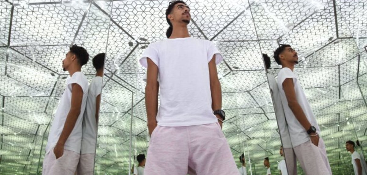 The Infinity Room at the Museum of Illusions, New Delhi