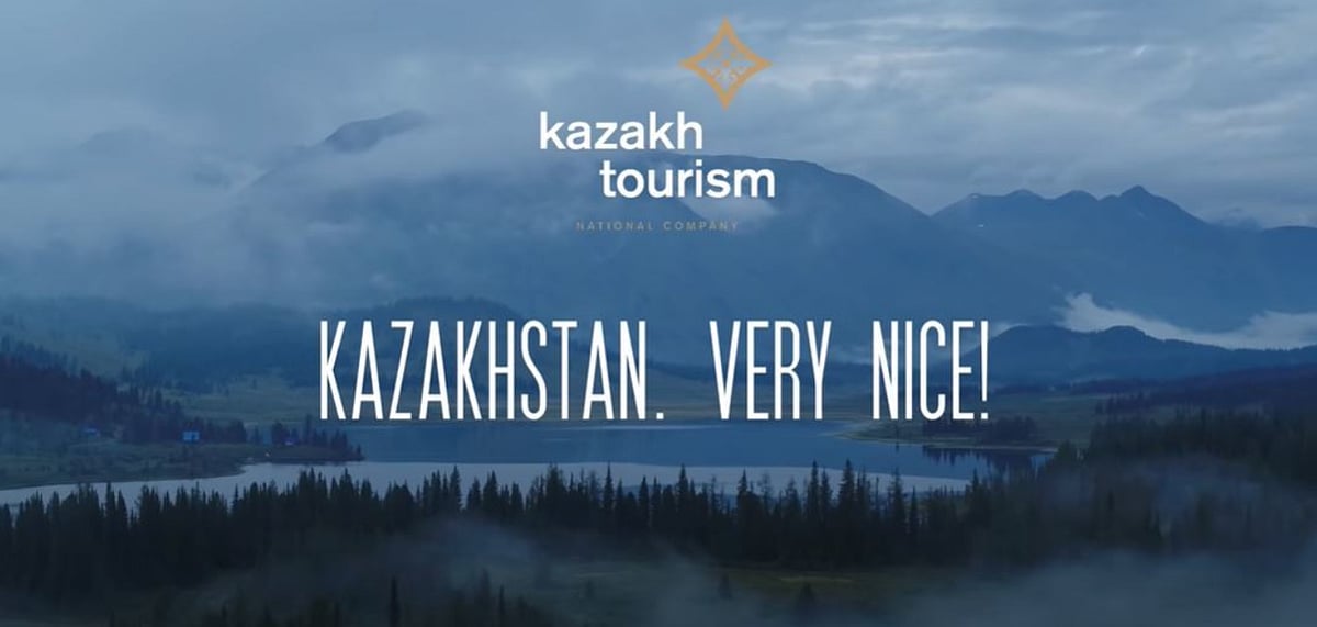 A screengrab from Kazakhstan Tourisms promotional video on YouTube 