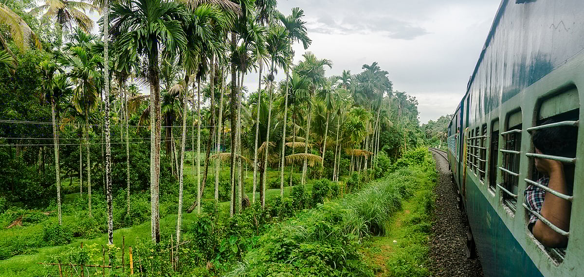 A train through South India