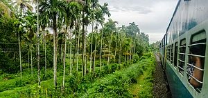 A train through South India