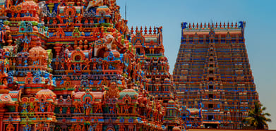 A temple in South India
