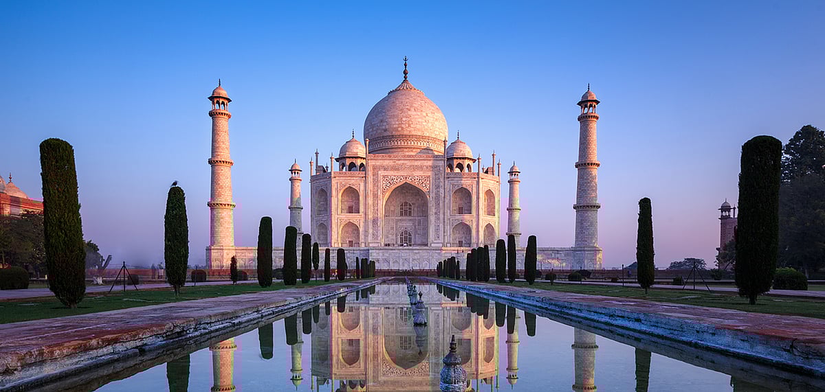 The Taj Mahal in Agra