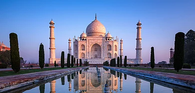 The Taj Mahal in Agra