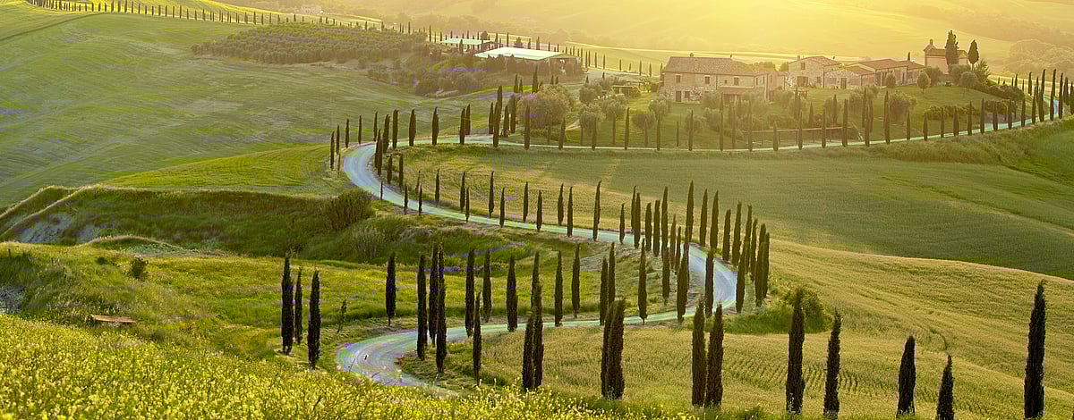 Landscape in Tuscany, Italy