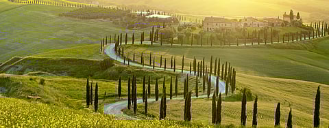 Landscape in Tuscany, Italy
