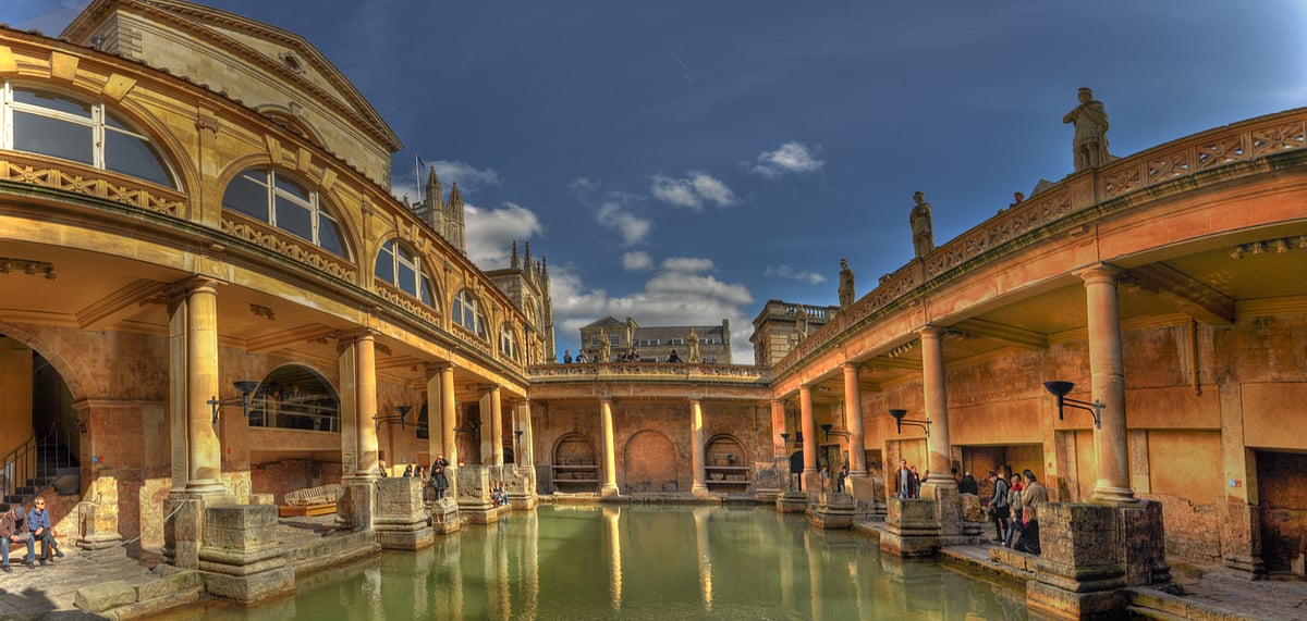 The spa town of Bath in England is one of the sites chosen by UNESCO