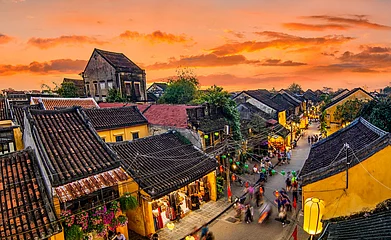 Hoi An, one of the ancient towns, is a major tourist destination in Vietnam
