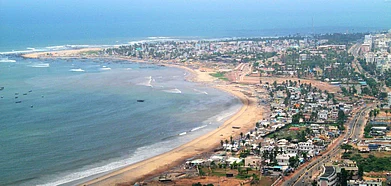 The Ramakrisnan Beach at Vizag