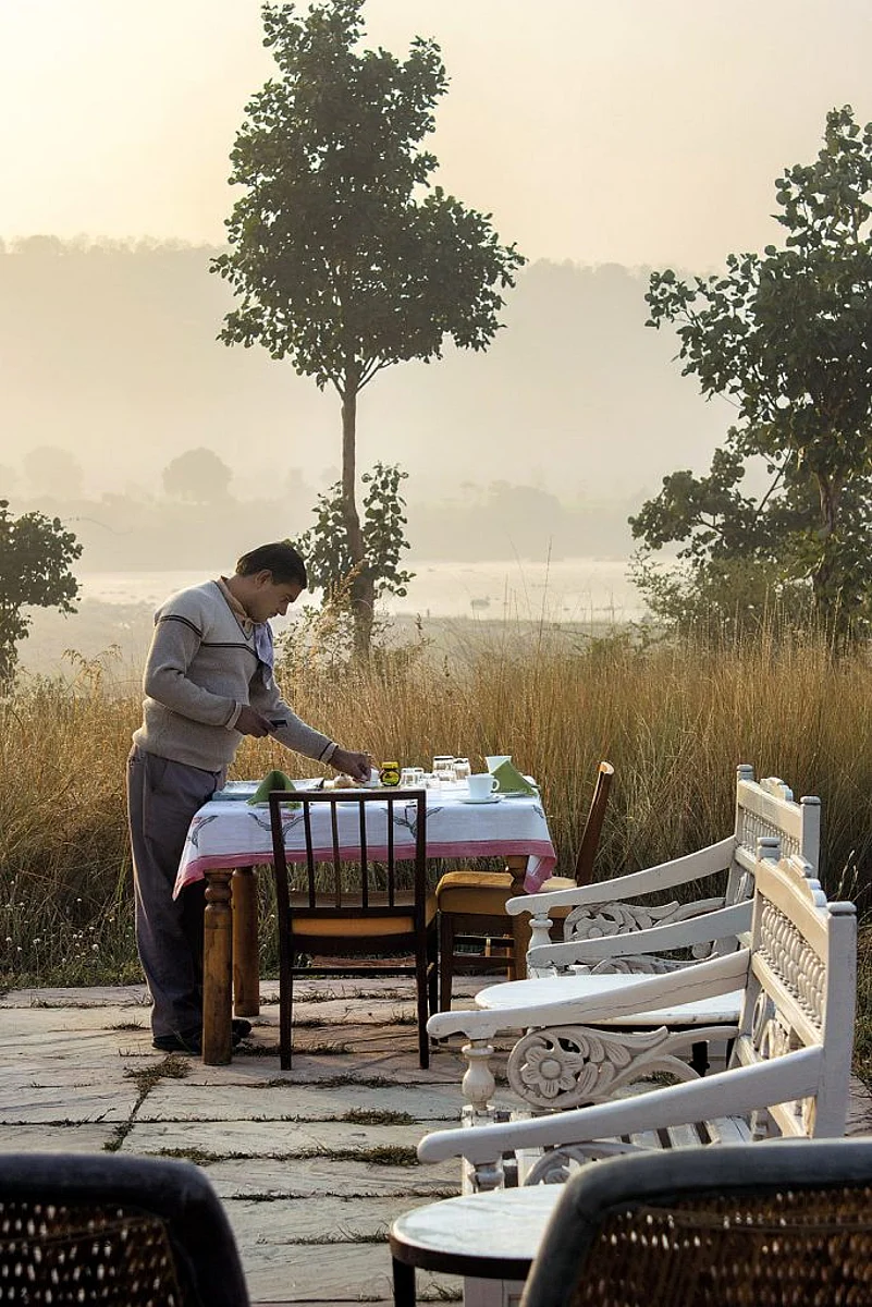 Tea setup at Sarai at Toria