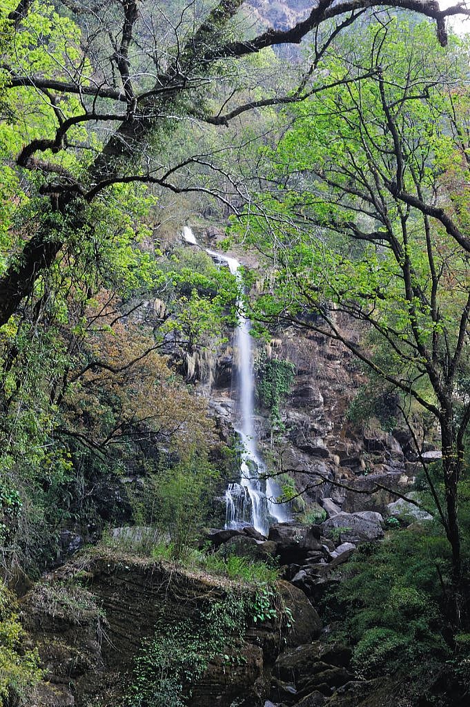 A waterfall on the Saryu river