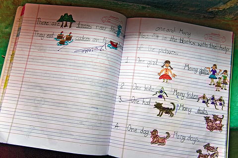 Exercises by the young nuns