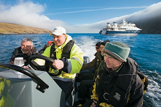 The waters of Unst Island