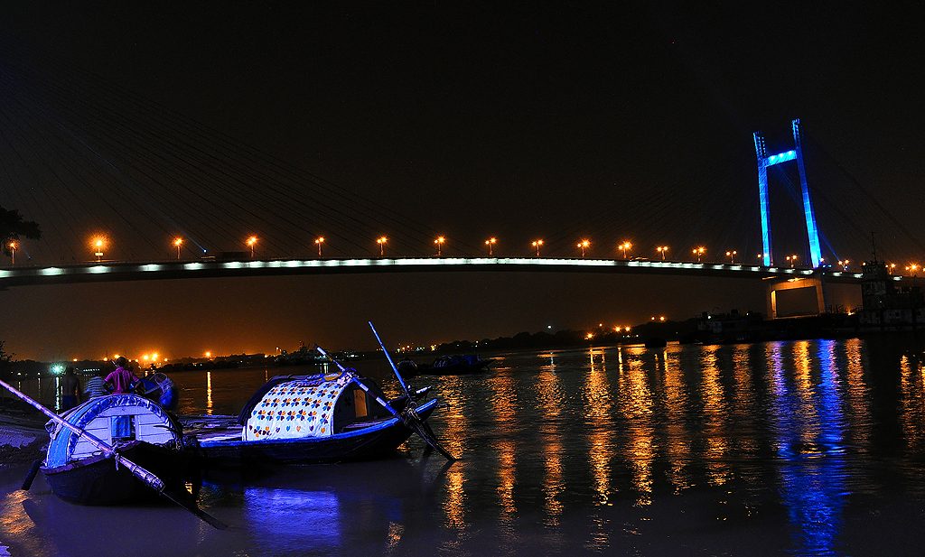 Take a boat ride on the Ganges