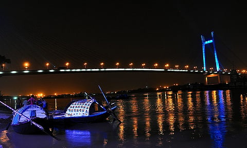 Take a boat ride on the Ganges