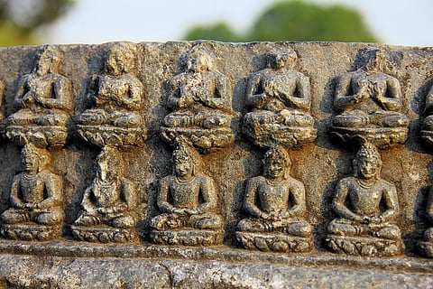 Carvings on the ancient monasteries