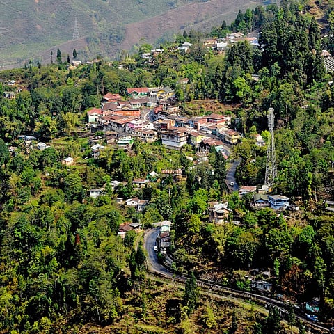 The picturesque Chimny village, en route to Kurseong