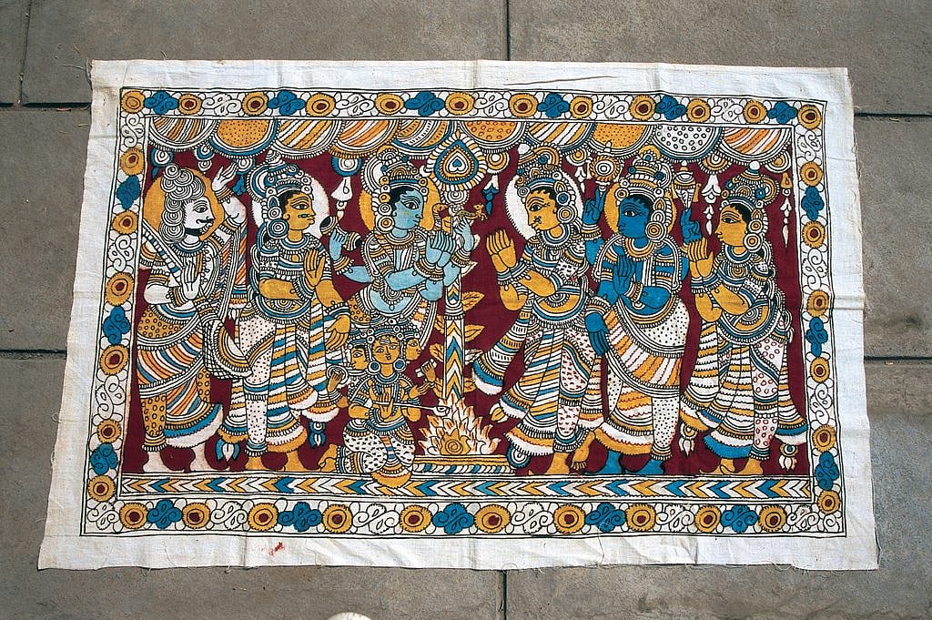 Kalamkari is an art found only in Machilipatnam and Sri Kalahasti