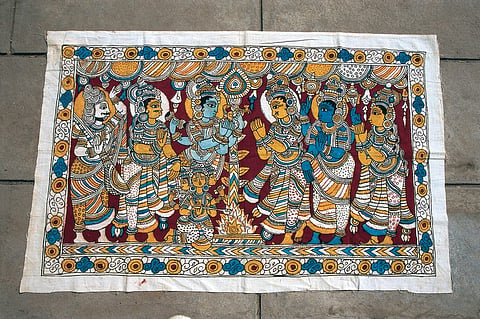 Kalamkari is an art found only in Machilipatnam and Sri Kalahasti