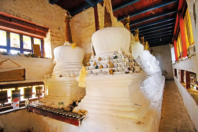 The Urgeling monastery, the birthplace of the 6th Dalai Lama